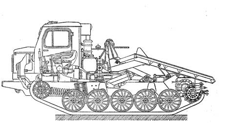 Общий вид трактора ТТ-14.