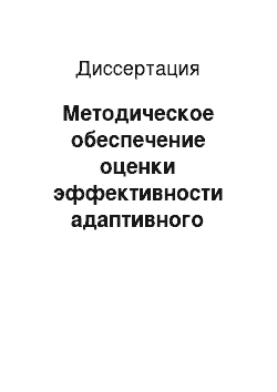 Диссертация: Методическое обеспечение оценки эффективности адаптивного управления процессом восстановления экологически чистой эксплуатации и ликвидации последствий чрезвычайных ситуаций на объектах нефтегазотранспортного комплекса России