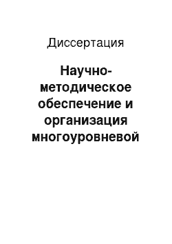 Диссертация: Научно-методическое обеспечение и организация многоуровневой подготовки кадров информатизации региональной системы общего образования: на примере Дальневосточного федерального округа