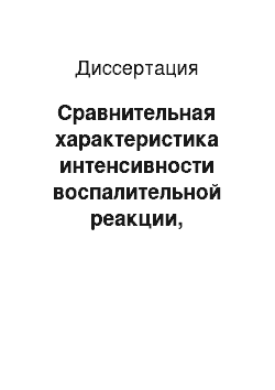 Диссертация: Сравнительная характеристика интенсивности воспалительной реакции, выраженности повреждения эндотелия и изменений гемокоагуляционных параметров крови при различных кардиохирургических вмешательствах у больных ИБС